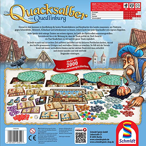 Die Quacksalber von Quedlinburg | Kennerspiel des Jahres 2018, blau | Schmidt Spiele 49341