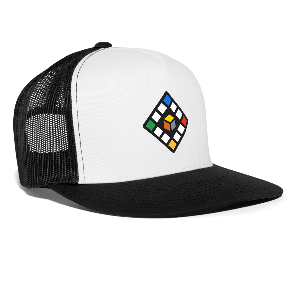 Boardgamez | Trucker Cap | Brettspiel Mütze | Board Game Accessoire | Merchandise | Boardgame Accessory - Weiß/Schwarz