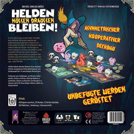 Helden müssen draußen bleiben | Brettspiel | Kennerspiel | Deutsch