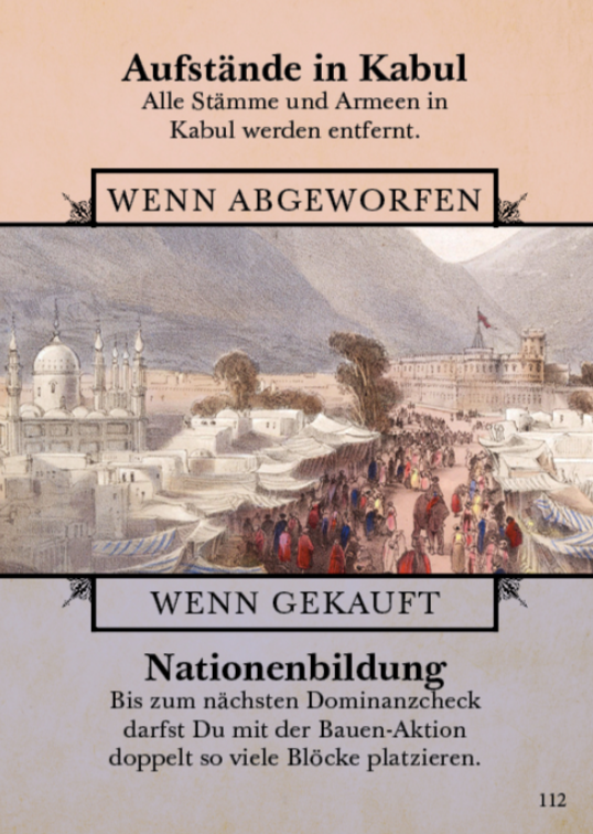 Pax Pamir | Deutsche Version | Brettspiel | Gebietseroberung | Erreiche Deine Ziele und Schmiede das Schicksal Afghanistans | 1-5 Spieler | Thema: Geschichte, Orte