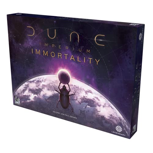 Dune: Imperium – Immortality | Erweiterung | Kennerspiel | Strategiespiel | 1-4 Spieler | Ab 13+ Jahren | 60-120 Minuten | Deutsch | Dire Wolf Digital