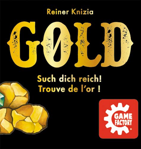 Gold | Das beste Memory Spiel für Groß und Klein | Mini-Kartenspiel in handlicher Metalldose, ab 6 Jahren, ideal als Reisespiel oder Geschenk, für 2 bis 5 Spieler | Game Factory 646252