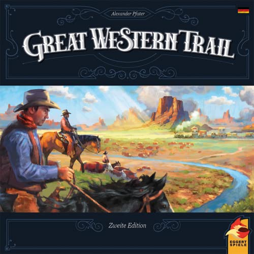 Great Western Trail 2. Edition | Kennerspiel | Strategiespiel | 1-4 Spieler | Ab 12+ Jahren | 90+ Minuten | Deutsch | Eggertspiele