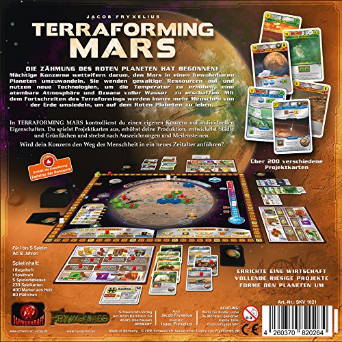 Terraforming Mars | Spiel des Jahres 2017 (Deutscher Spielepreis) | Kennerspiel | Schwerkraft Verlag
